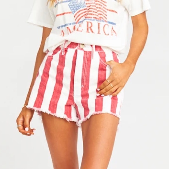 Show Me Your MuMu Pants - Show me your mumu Arizona high waisted shorts